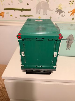 Camión Bruder Verde y Blanco