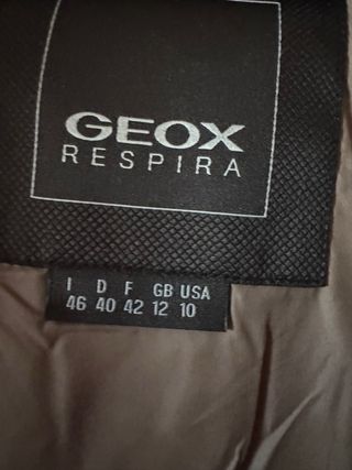 Plumas Geox con pelo marrón