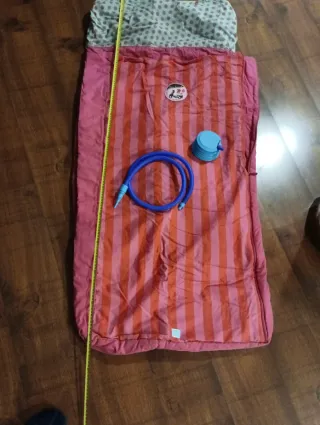 Saco hinchable dormir con funda
