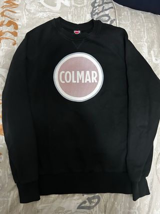 Felpa Colmar nera con logo