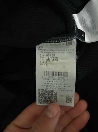 Felpa Colmar nera con logo