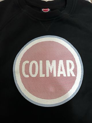Felpa Colmar nera con logo