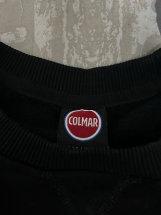 Felpa Colmar nera con logo