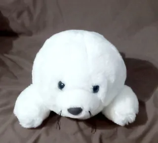 Peluche Foca Bebé Blanco
