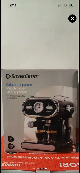 Cafetera Silver Crest Negra