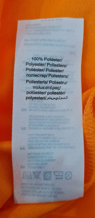 Camiseta naranja con tirantes, Roly, talla S