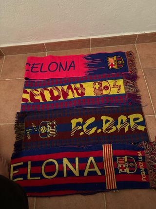 Pack 4 bufandas FC Barcelona