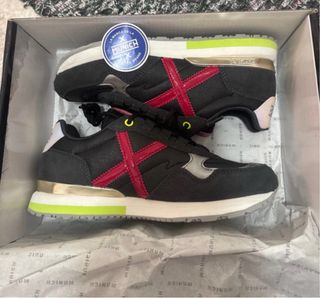 Zapatillas Munich 38 Nuevas Caja Piel