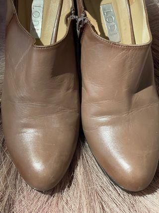 Botines tacón marrones