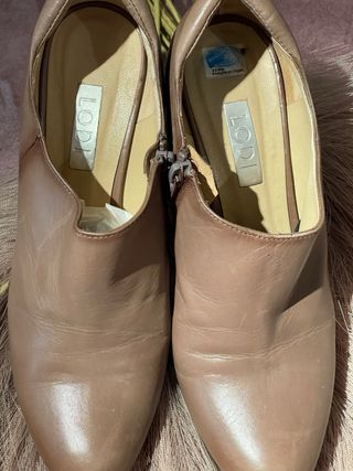 Botines tacón marrones