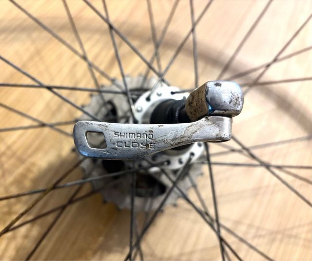 Rueda trasera MTB 26” con cassette 8v