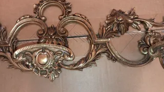 Perchero Bronce y Latón Estilo Clásico