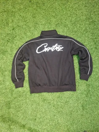 Sudadera negra con cremallera