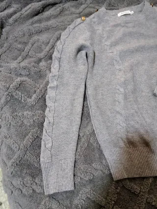 Jersey mujer gris talla L