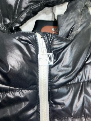 Piumino Puma nero con bande bianche