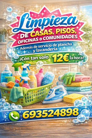 Limpiezas de casas!