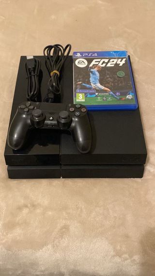 PS4 500GB c/ comando + FC 24