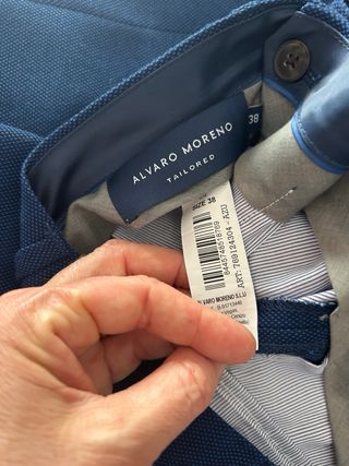 Chaqueta y pantalon azul Alvaro Moreno