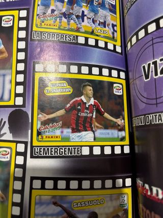 Pagina figurine Serie BWIN 8 card