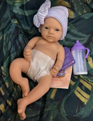 Muñeca Reborn Silicona Bebé