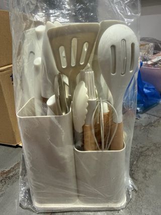 Set mestoli HEESEM silicone e metallo