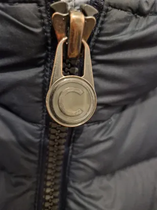 Giacca Colmar blu con cappuccio