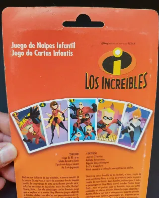 Baraja SIN ABRIR película los increibles. BLISTER.