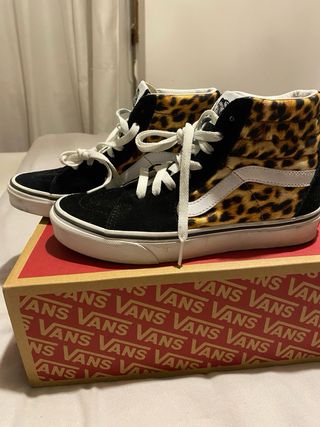 Zapatillas Vans SK8-Hi Leopard Mujer
