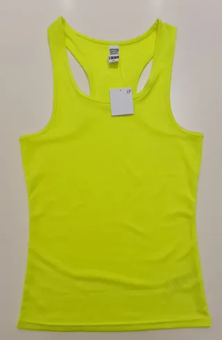 Camiseta verde con tirantes, Roly, talla S