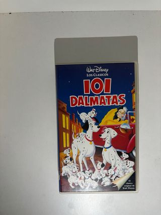 VHS 101 Dálmatas Clásico Disney Español