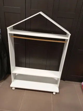 Burro ropero infantil blanco