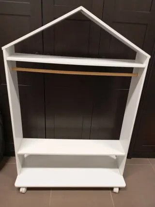 Burro ropero infantil blanco