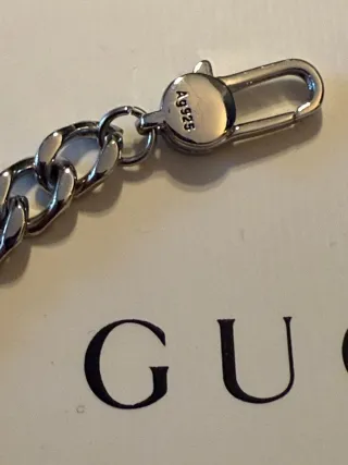 Pulsera Gucci Ghost Plata