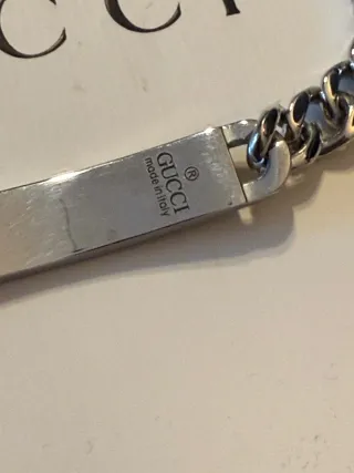 Pulsera Gucci Ghost Plata