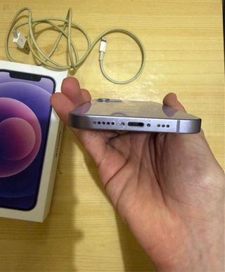 iPhone 12 Morado 128GB Batería 63%