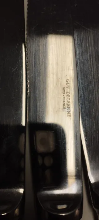 Guy Degrenne Contour Miroir 6 Cuchillos Mesa