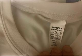 T-shirt Quechua bianca uomo taglia XXL