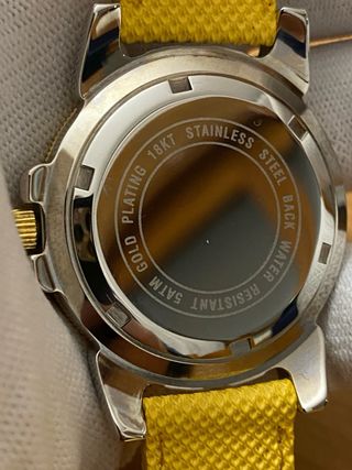 Orologio Guy Gosard Quarzo Blu/Giallo