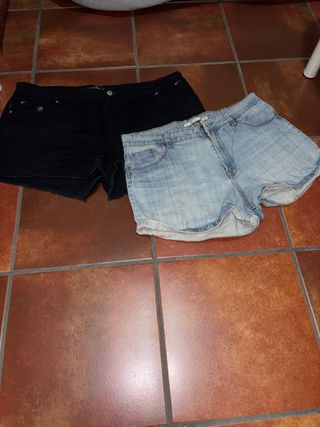 Lote 2 Pantalones Cortos T46 y 44