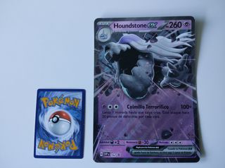 Cartas Jumbo Pokémon: Houndstone, Mimikyu, Zacian