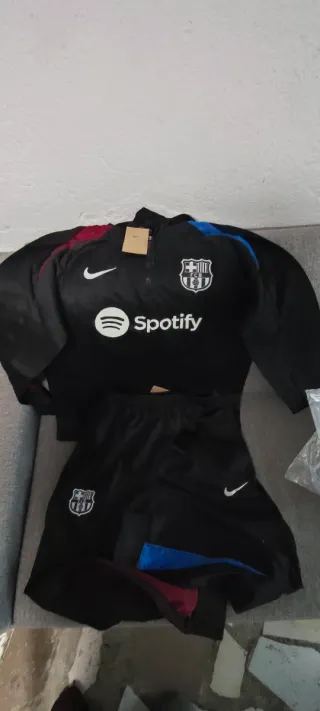 Chándal FC Barcelona Nike Negro Multicolor