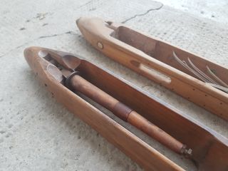 Spolette Navetta Vintage Legno N.3