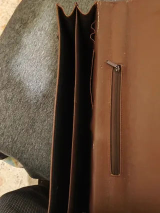 Maletín ejecutivo piel marrón