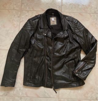 Giacca vera pelle vintage anni '90 XXL