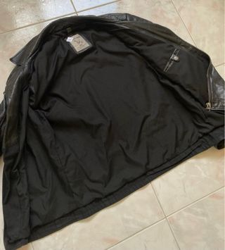 Giacca vera pelle vintage anni '90 XXL