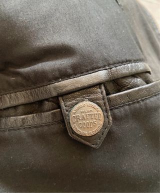 Giacca vera pelle vintage anni '90 XXL