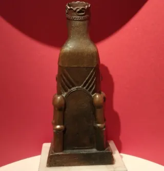 ANTIGUA VIRGEN DE MONTSERRAT / 1950 / COBRE.