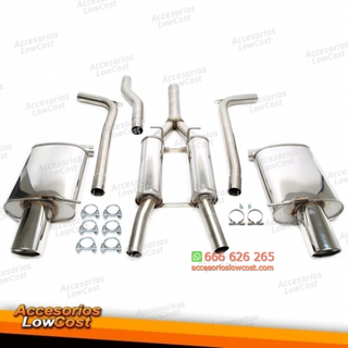 Sistema de escape TA Technix Duplex de acero inox