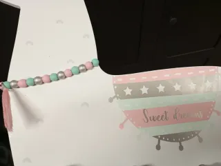 Perchero infantil pared llama