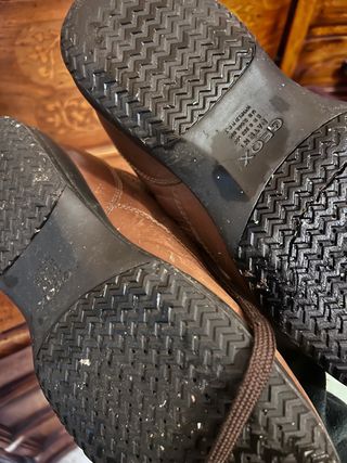 Geox Respira Scarpe Vera Pelle Marrone 42